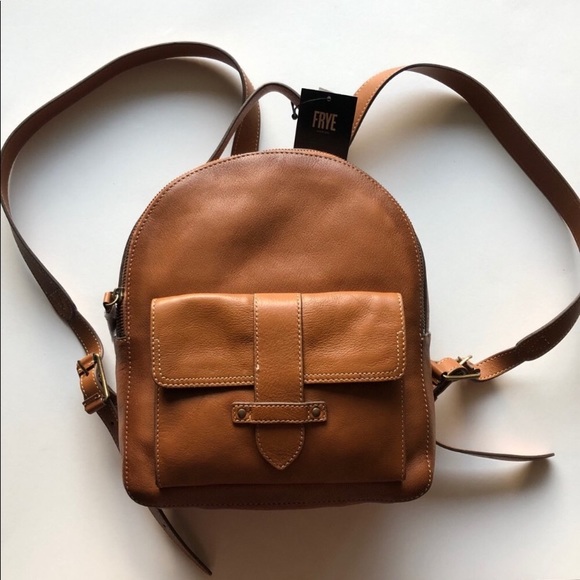 mini backpack tan